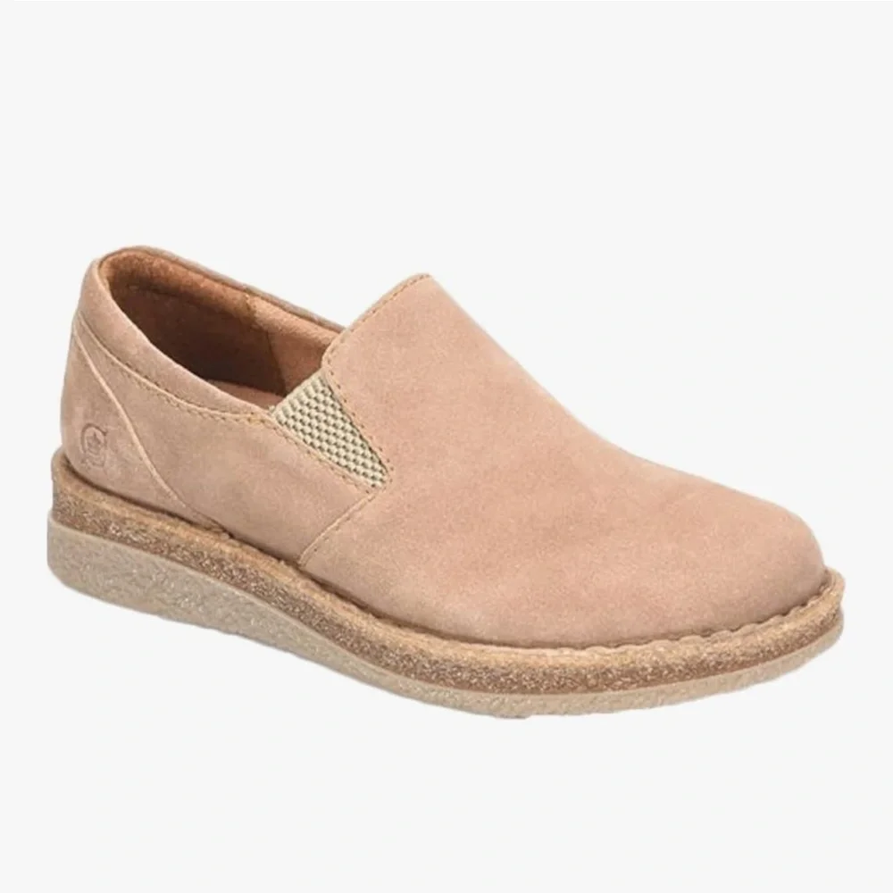 Born‎ Beige Suede Loafers